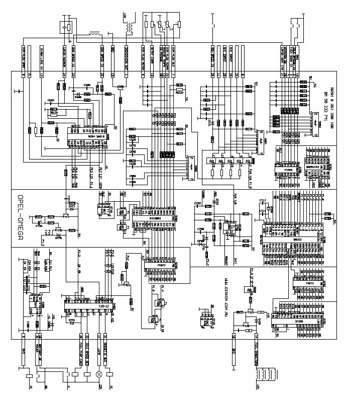 Схема OPEL - OMEGA 
